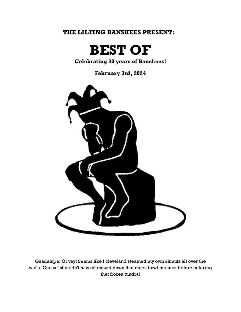 Title page of Best Of, celebrating 30 years of Banshees