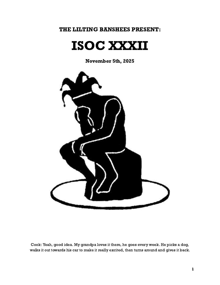 Title page of ISOC XXXII