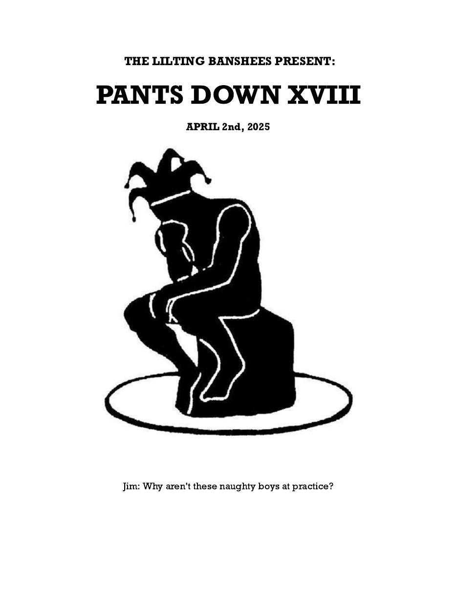Title page of Pants Down XVIII